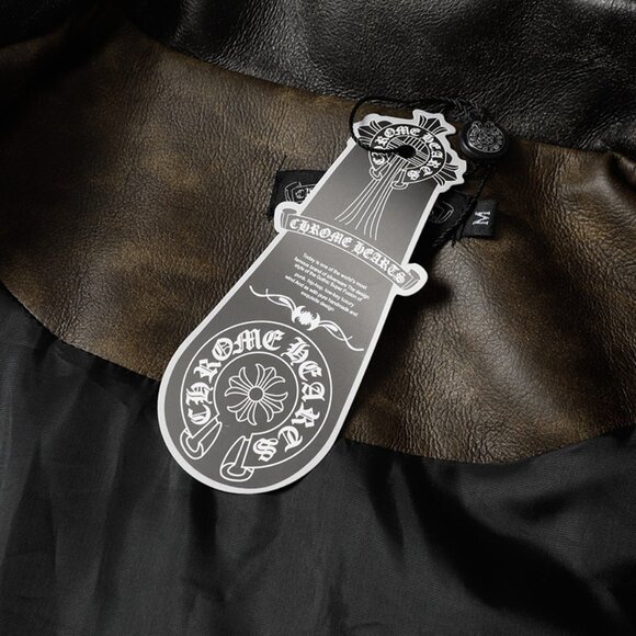 Chrome Hearts Baseball Flight Leather Jacket - Picture 12 of 14